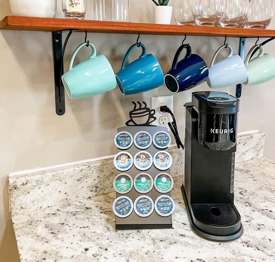 Keurig with variety of k-cups
