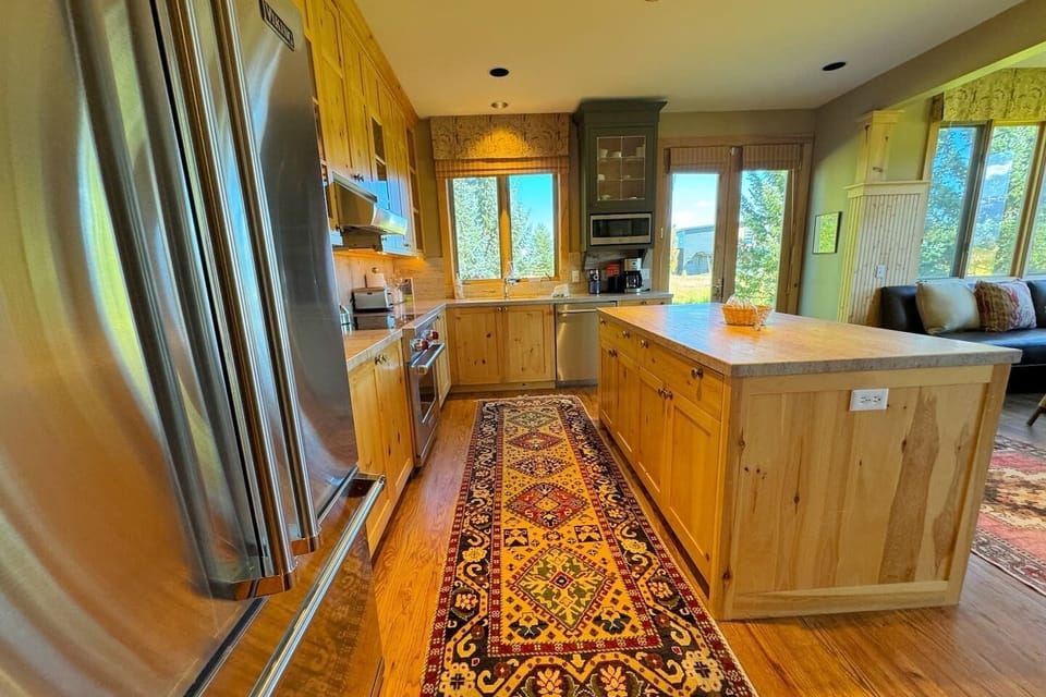 From the modern appliances to the wide array of cookware, this kitchen has everything you'll need to whip up meals for the whole group.