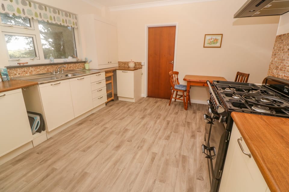 Fridge, dishwasher, electric kettle, toaster