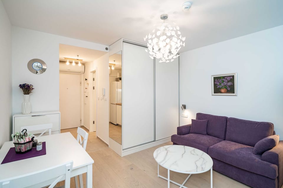 Studio (Studio Apartment with Balcony) | Living room | TV