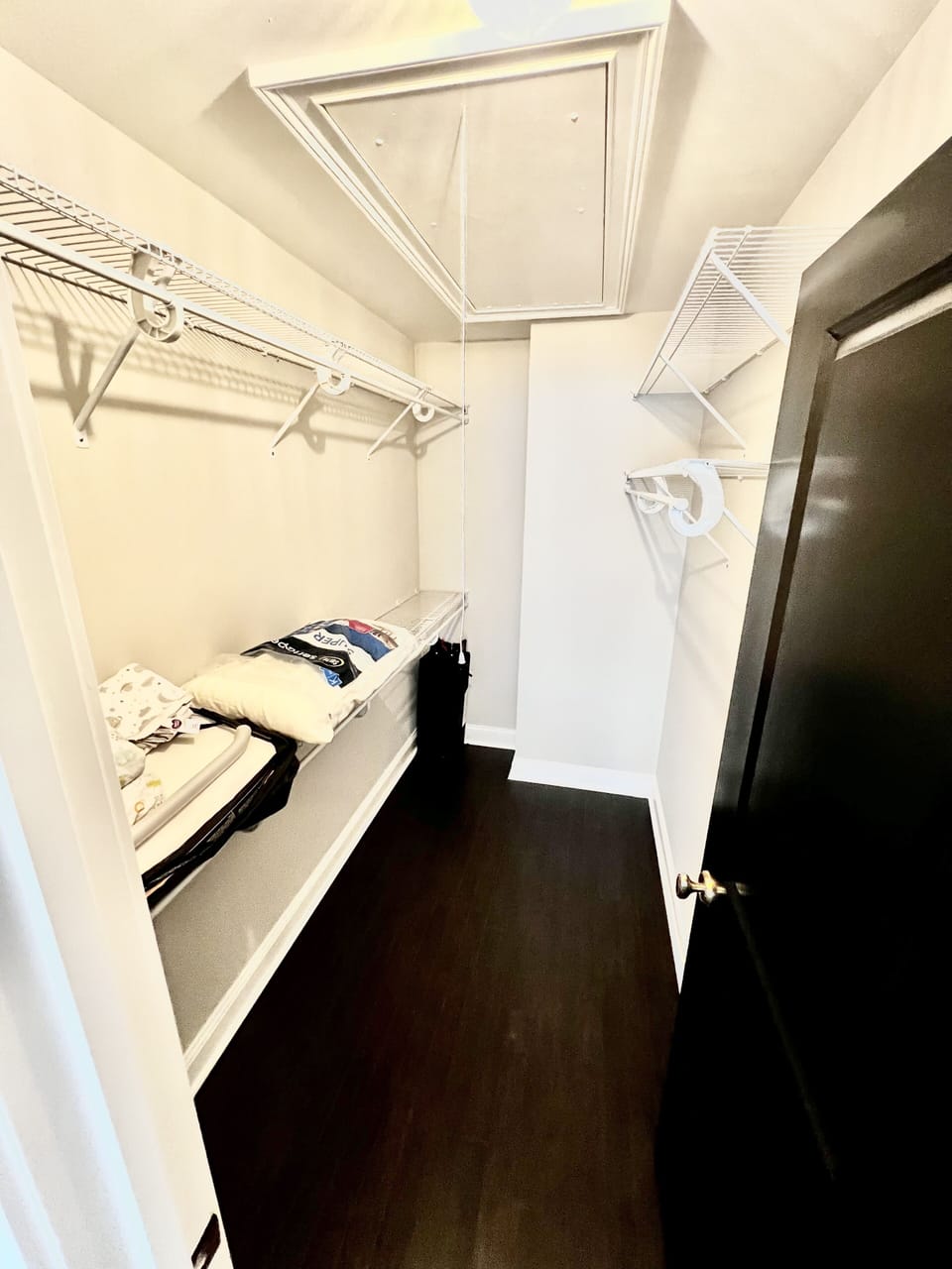 3rd level King room walk in closet pack m play 