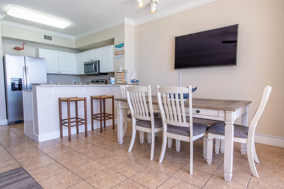 Dining table.