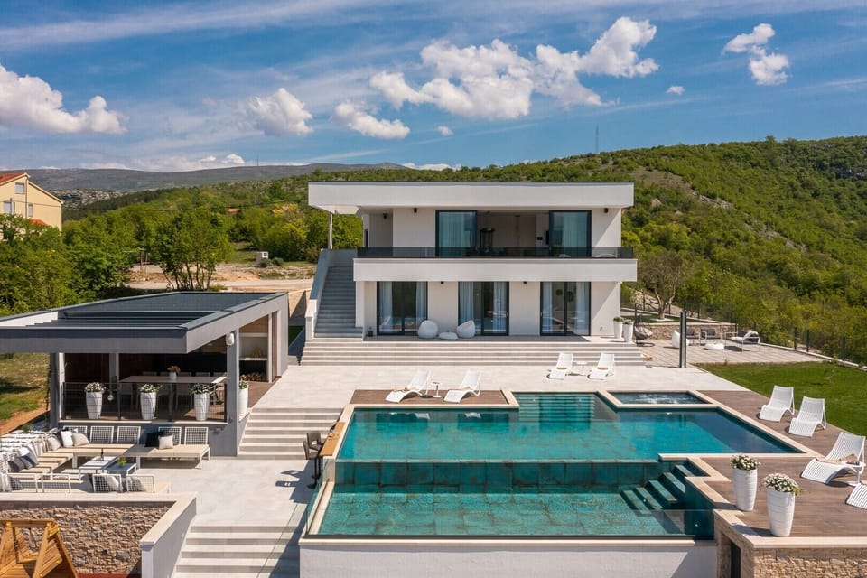 Villa Arya is a newly built and very spacious property that offers a  very luxurious 480sqm interior organized on 3 levels