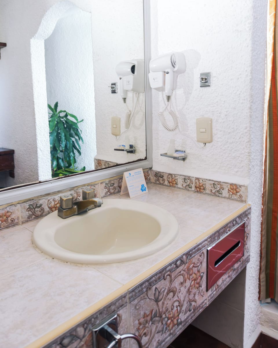 Junior Room, 1 King Bed, Refrigerator & Microwave | Bathroom | Shower, free toiletries, hair dryer, towels