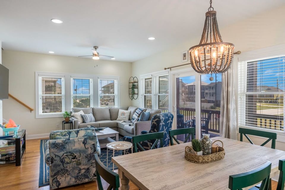 Keep the whole family together in open floor plan space