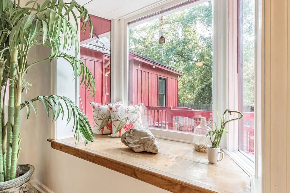 Exterior view from kitchen