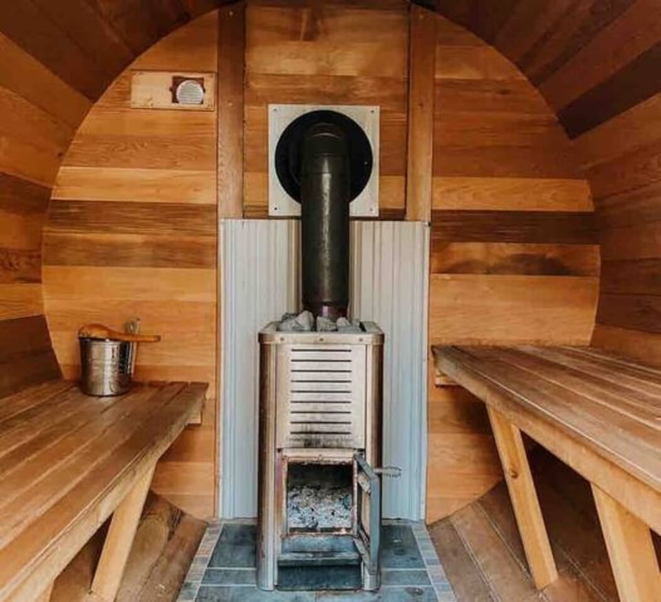 wood fire sauna