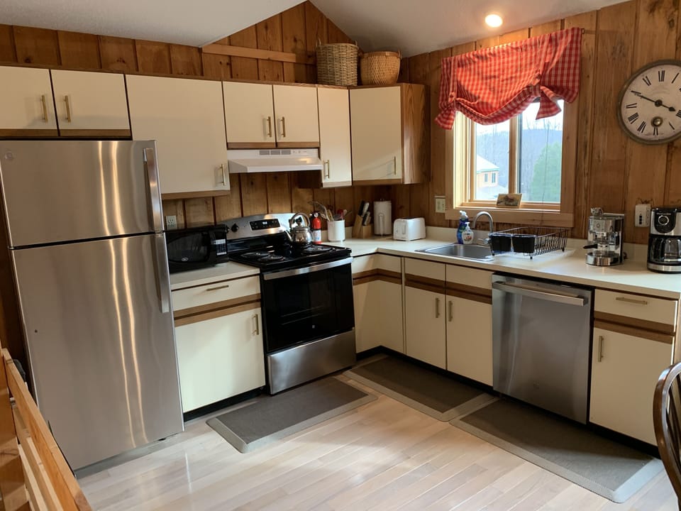 All new stainless steel appliances