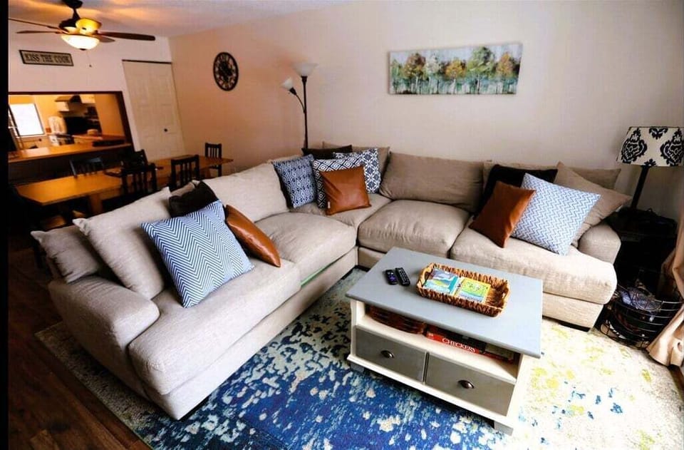 Living Room with Patio Access in Waterville Valley
