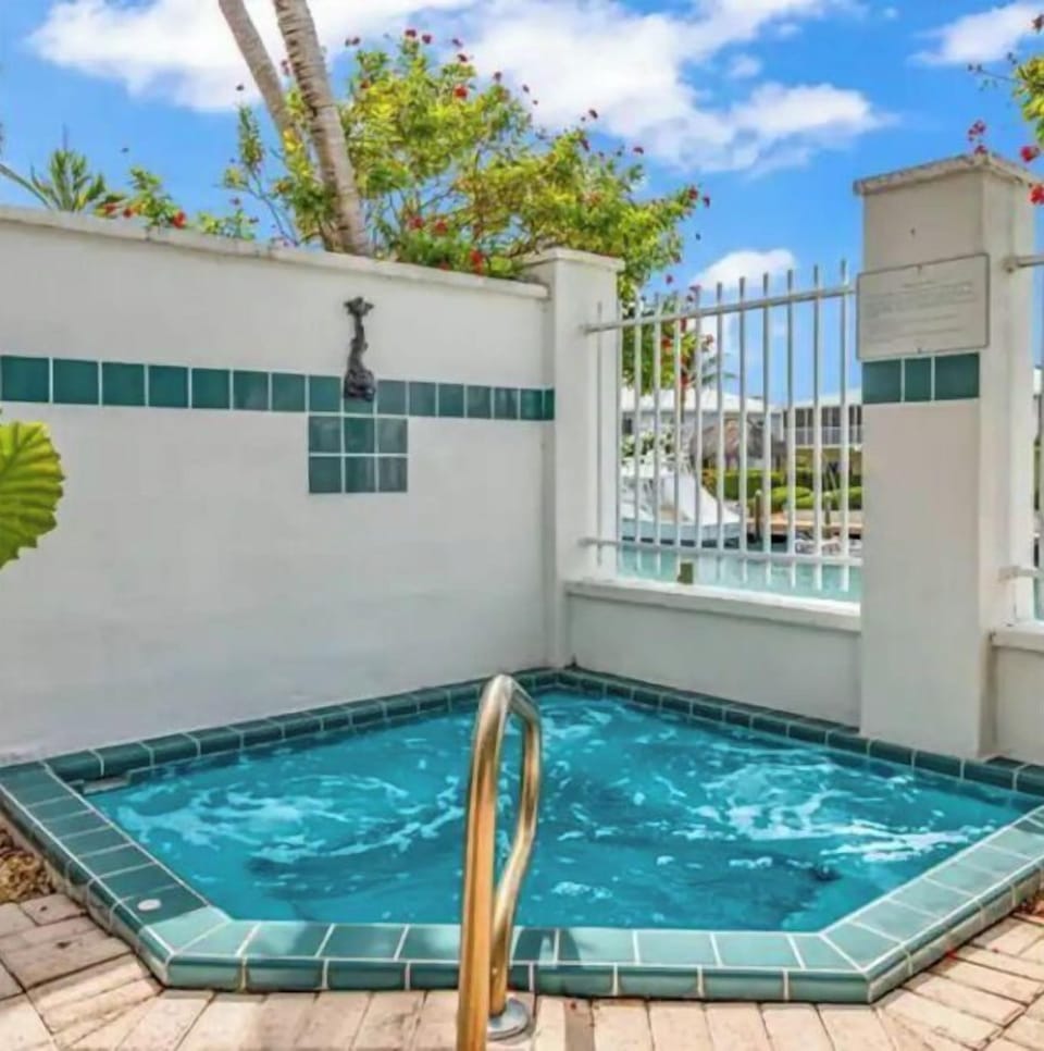 Private, heated splash pool