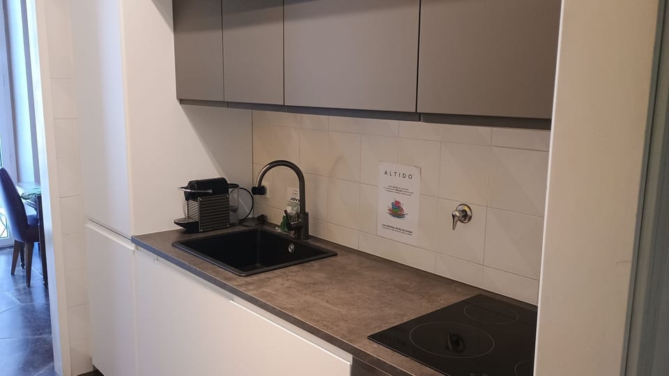 Apartment, 3 Bedrooms | Private kitchen | Fridge, microwave, oven, stovetop