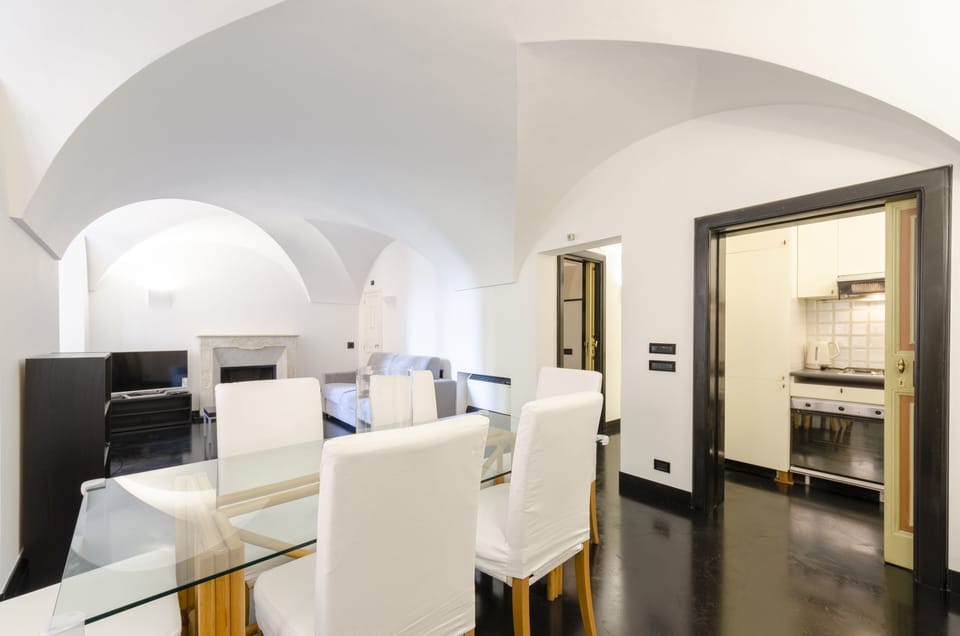 Apartment, 1 Double Bed with Sofa bed | Private kitchen | Fridge, microwave, oven, stovetop