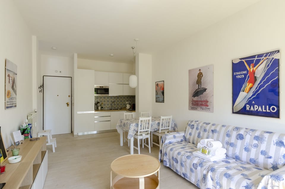 Apartment | Private kitchen | Espresso maker, dining tables