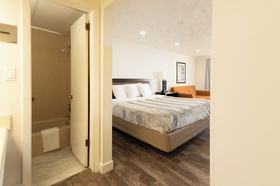 Room, 1 Queen Bed, Non Smoking | Desk, iron/ironing board, free WiFi, bed sheets