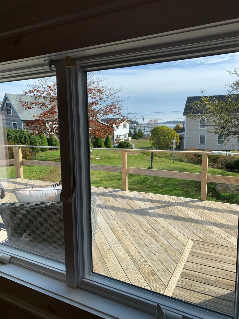 View from kitchen