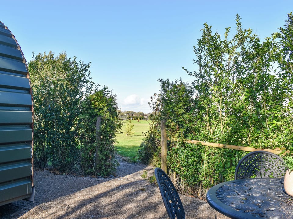 Outdoor area | Privet Pod - Stuarts Farm, Lathom, near Southport