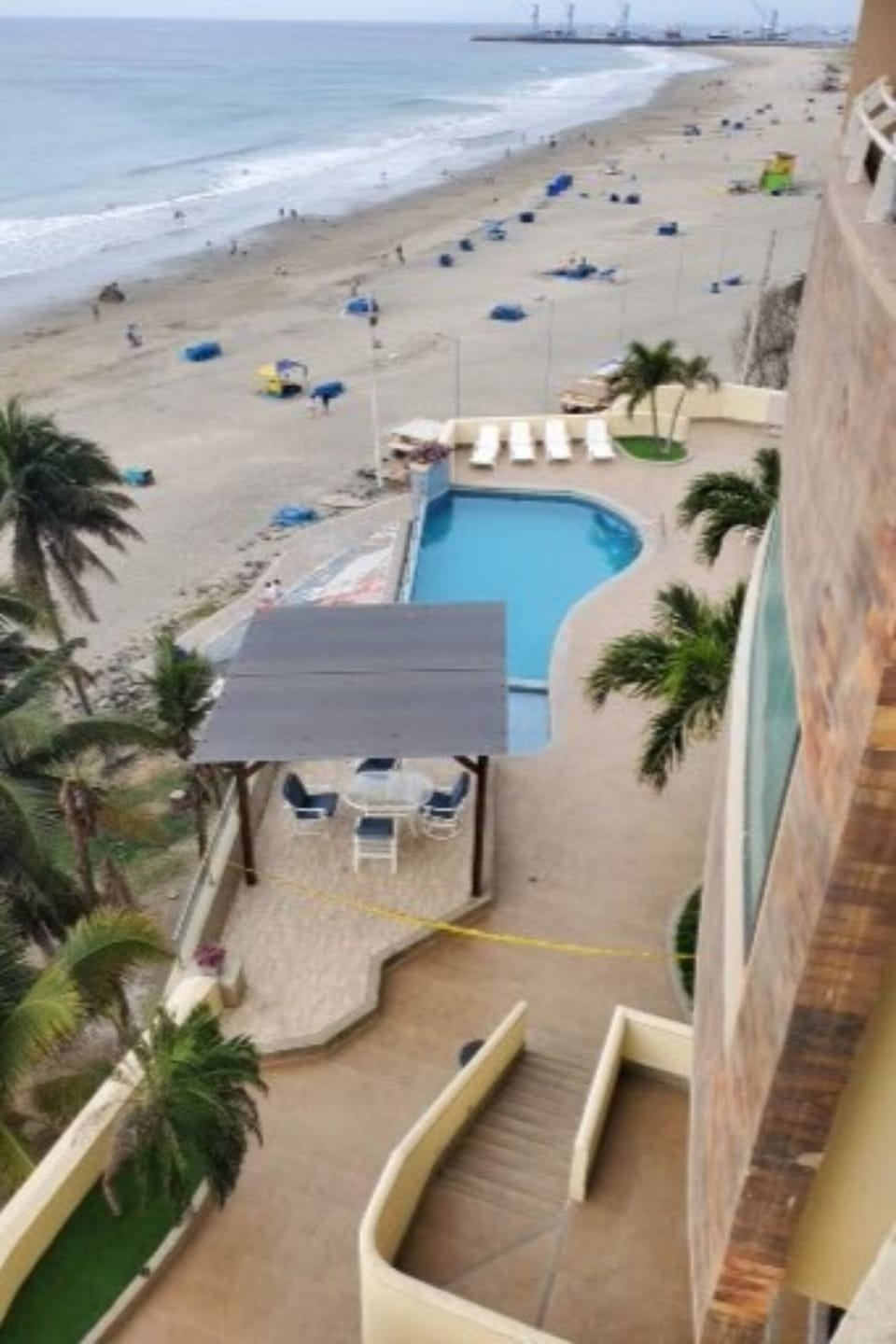 Pool from the balcony
