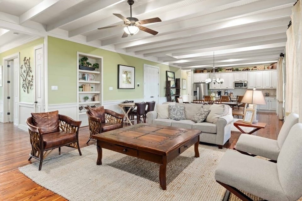 Living room in the primary house.
