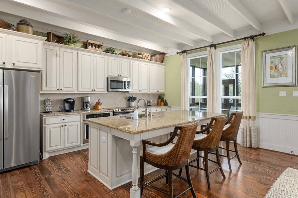 Full kitchen in the primary house.
