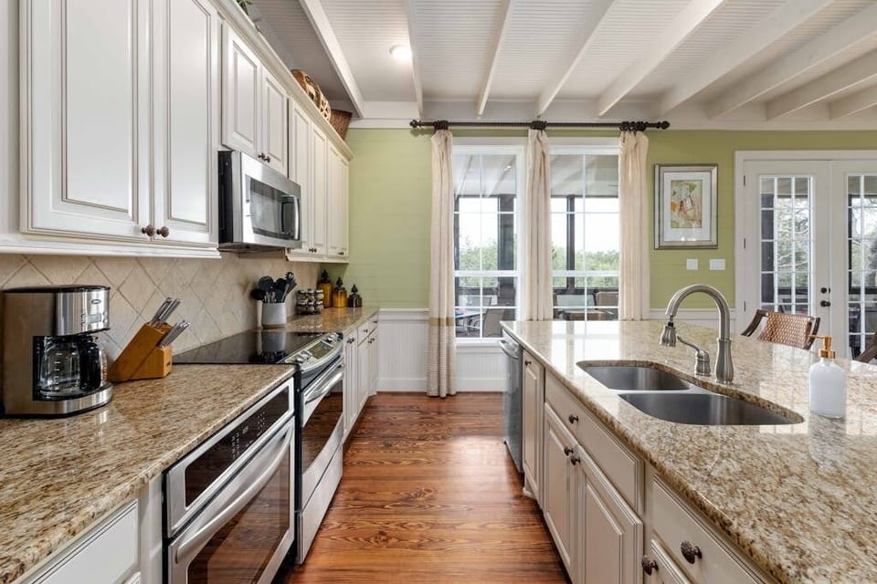 Full kitchen in the primary house.