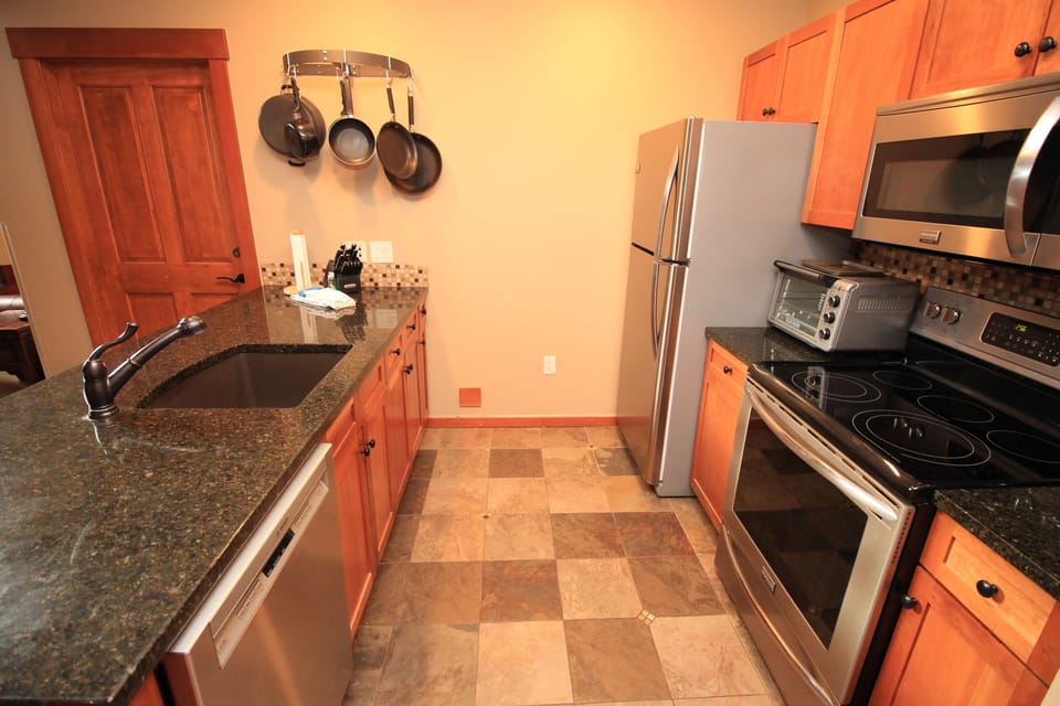 Open plan kitchen