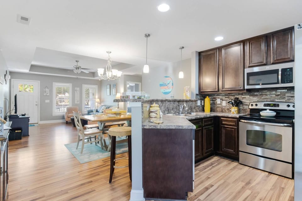 Open Concept Living Area allows everyone to be together even while engaged in different activities.