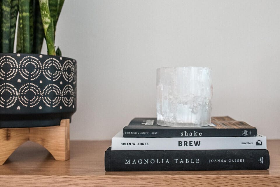 Lots of beautiful cookbooks to inspire you.