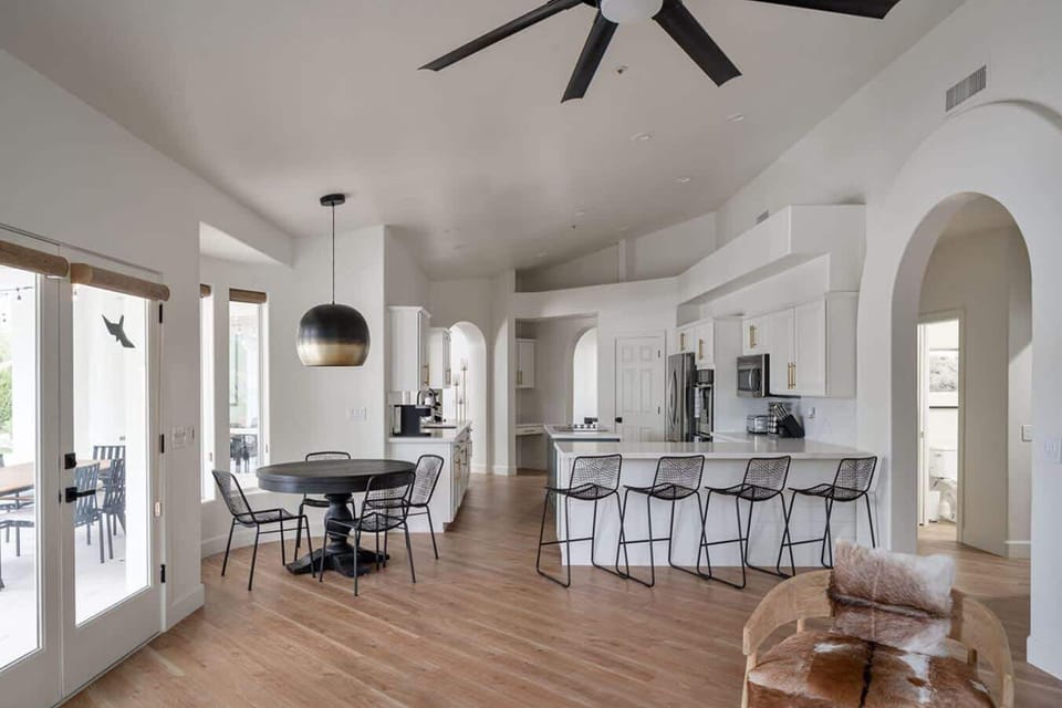 Home is so open you will love it. The dining table and sit up island is a real crowd pleaser.