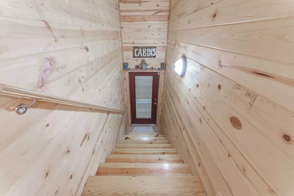 Staircase To Lower Floor