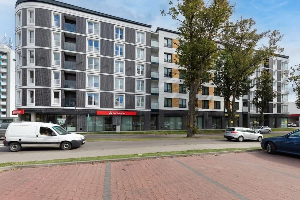 Another view of the building's exterior, emphasizing its accessibility and modern design.
