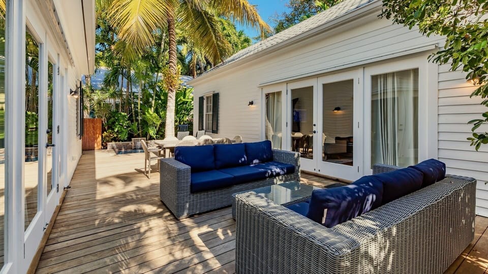 Lounge in the shade and soak in the tropical breeze...