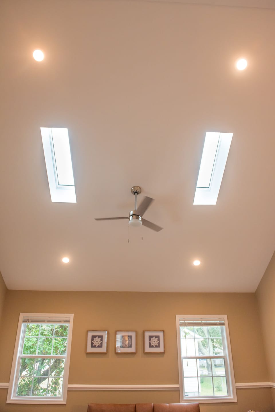 Skylights in the living room!