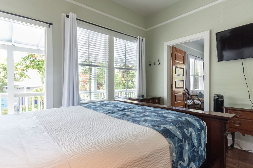 Queen Room with Balcony #3 | Premium bedding, pillowtop beds, in-room safe, individually decorated