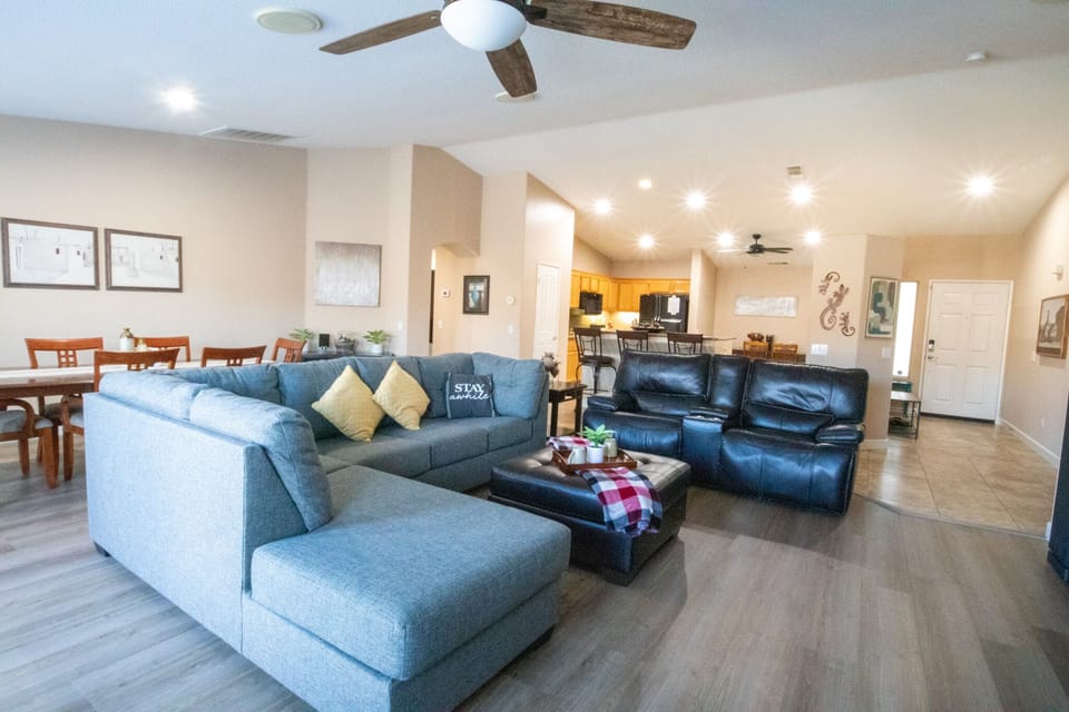Living Room Area and Entrance Hallway