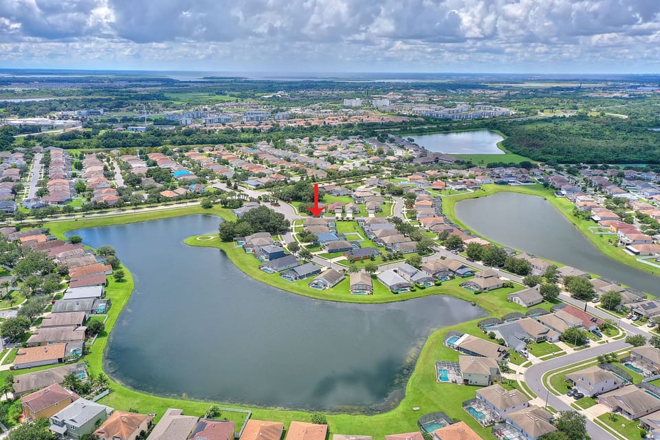 Ariel view of the community