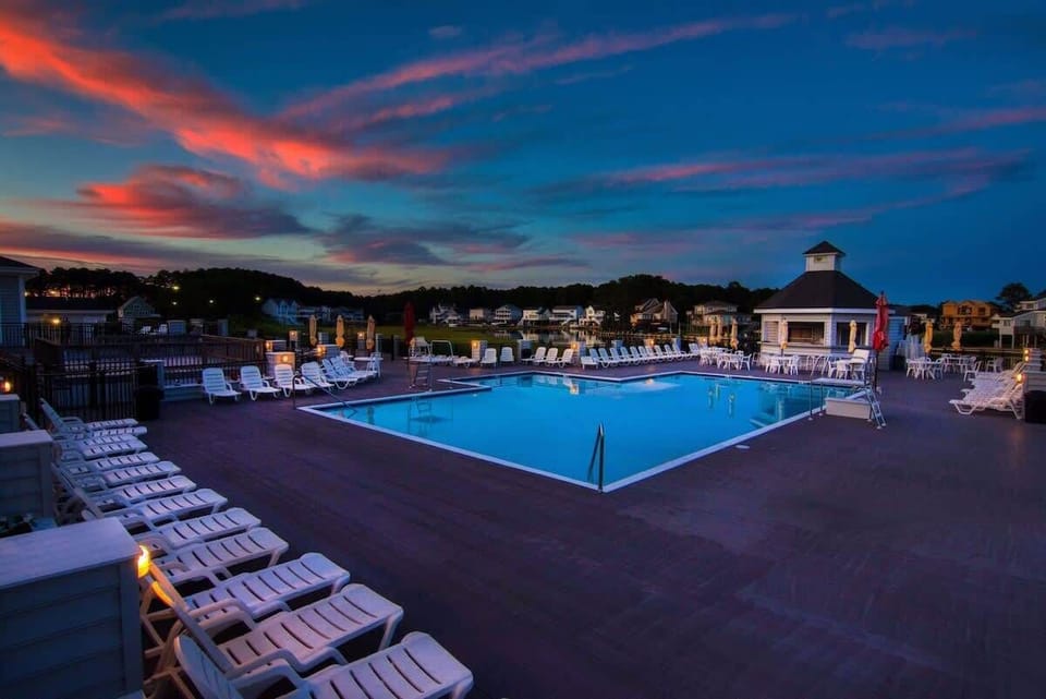 Dip your toes in and enjoy an unforgettable sunset from the pool.