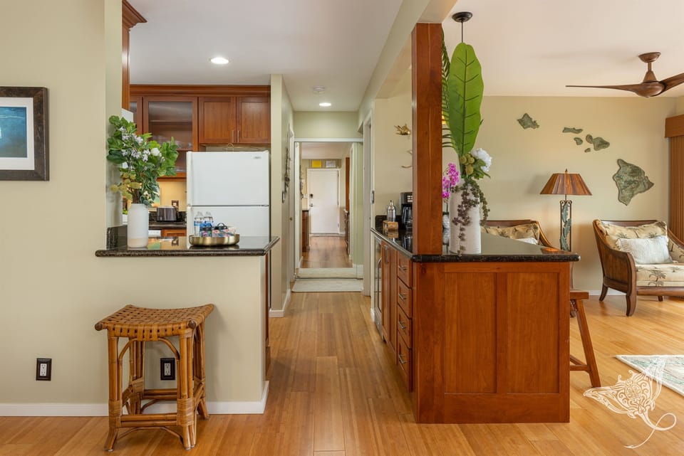 Open Concept Kitchen and Living Area