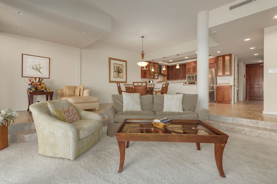 Living Room looking towards dining area then kitchen