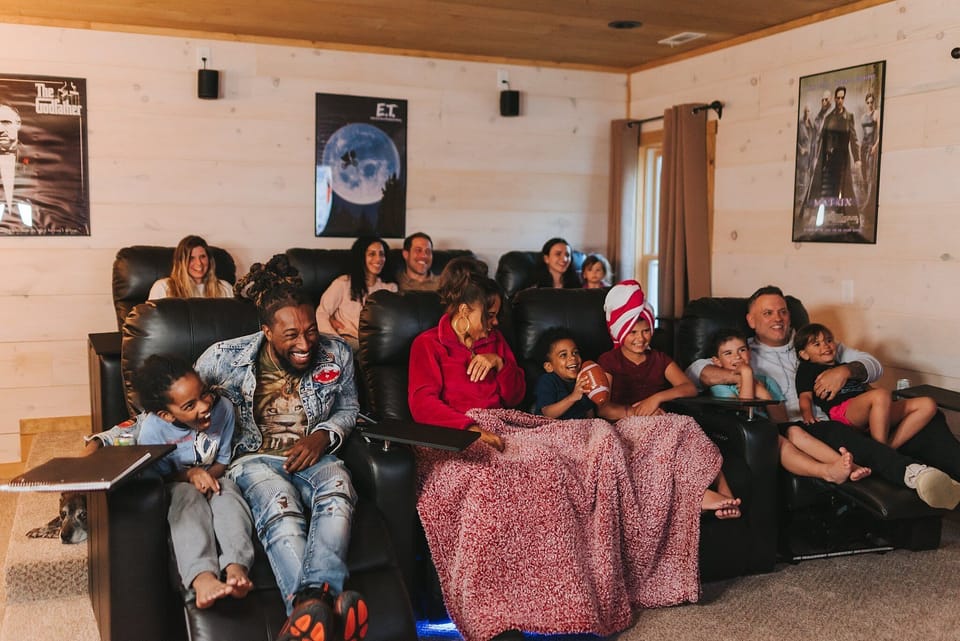 Theater seating for 14!