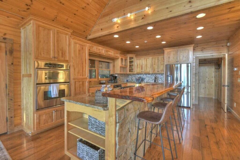 Use the fully stocked kitchen to cook some great family meals
