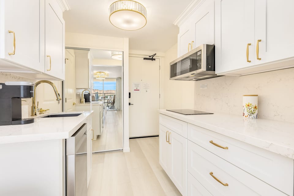Dishwasher, Induction Cooktop, Microwave