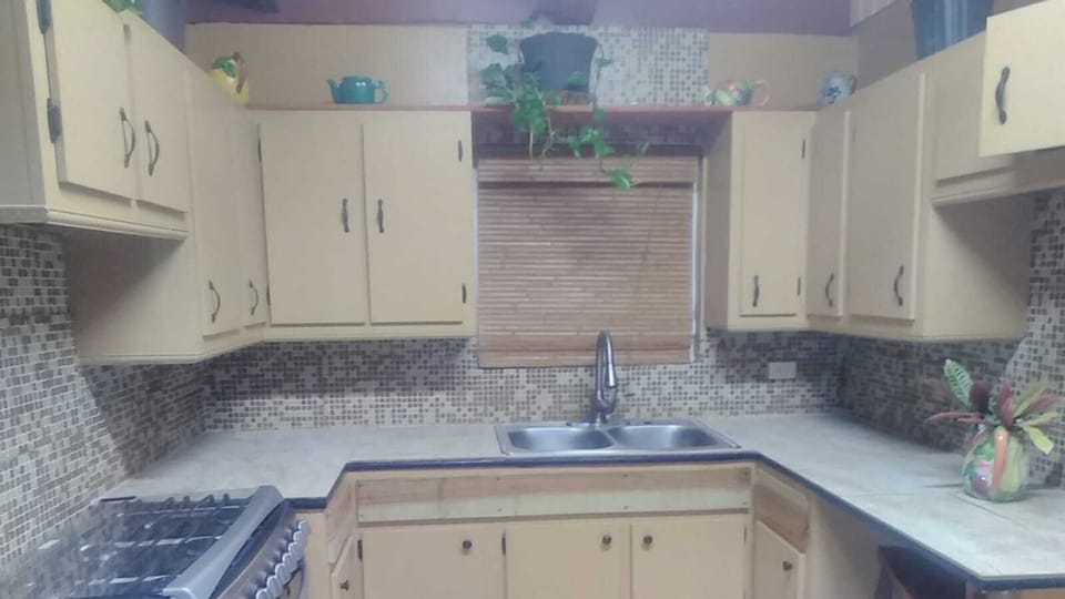 A full kitchen where meals can be prepared.