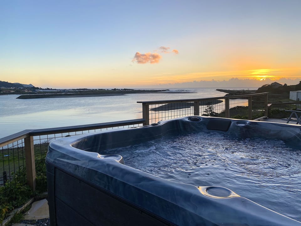 Sunset from the Hot Tub