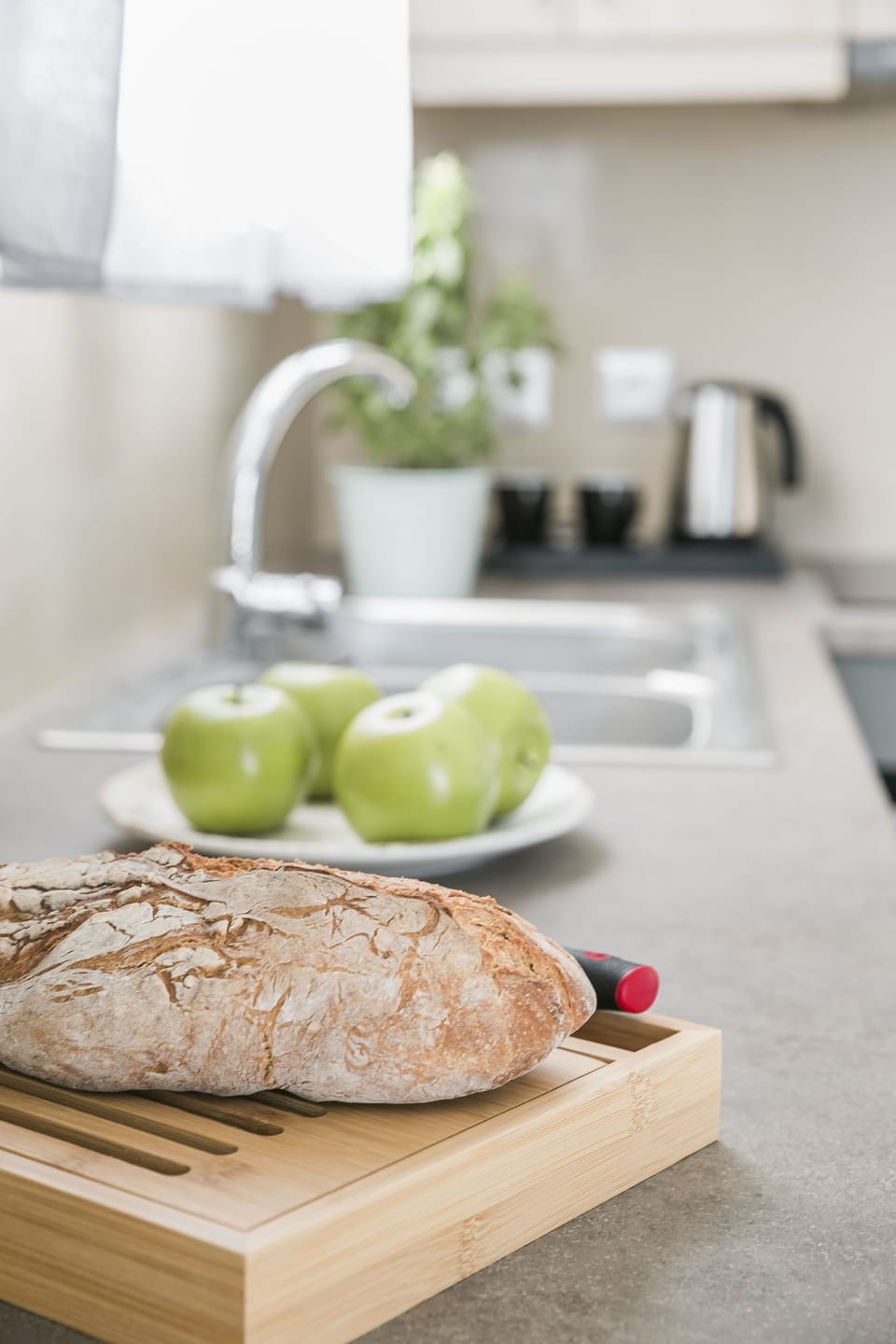 Seafront Villa | Private kitchen | Oven, stovetop, espresso maker, electric kettle