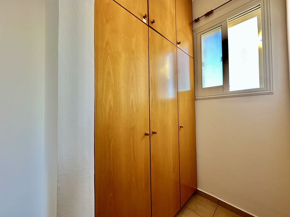 Master bedroom, built-in wardrobe and with drawer unit.