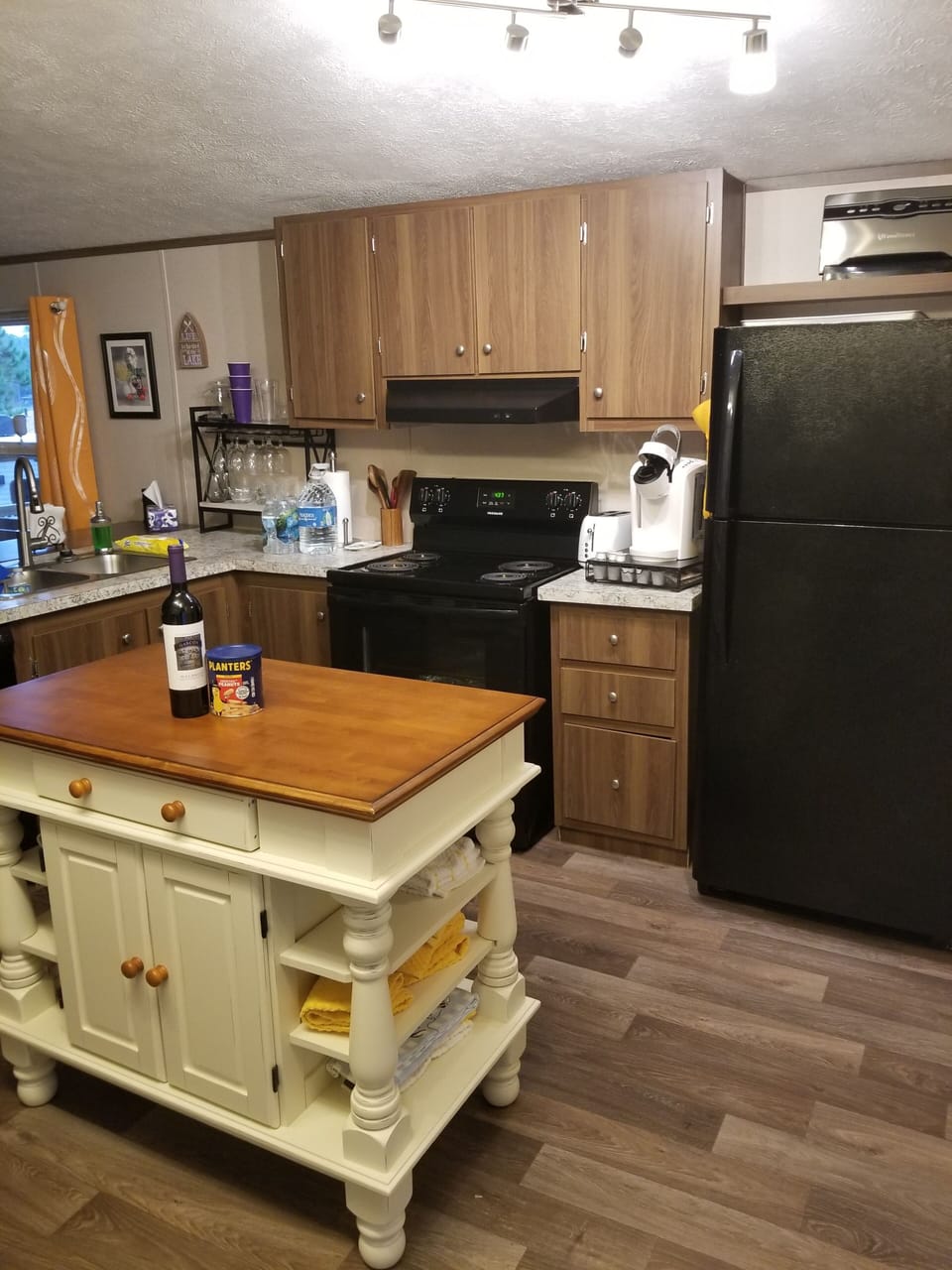 Kitchen view from front door