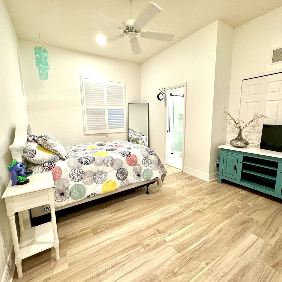 3rd floor bedroom with attached bathroom