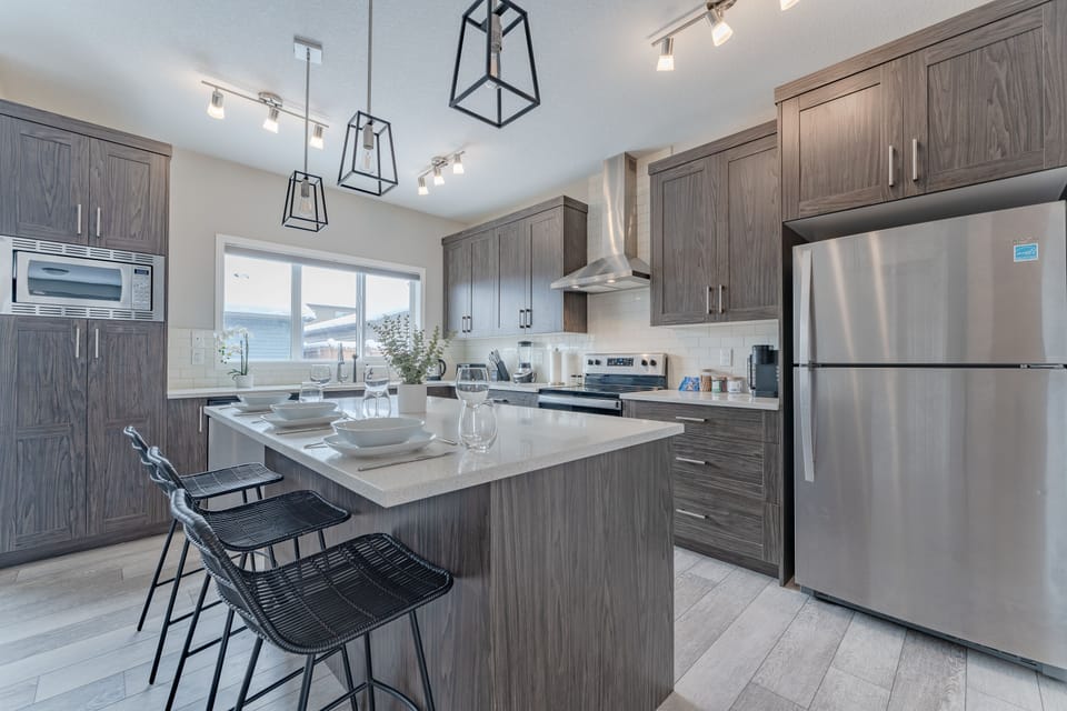 Well-stocked kitchen
