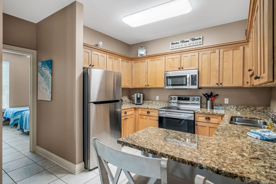 Kitchen with Bar Seating