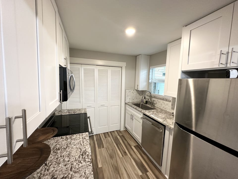 Fully stocked kitchen 